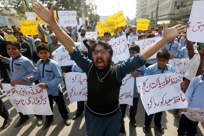 Protests expected after Pakistan detains alleged architect of Mumbai attack